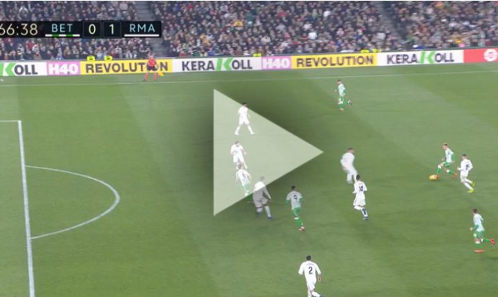 Canales strzela gola na 1-1 z Realem Madryt! [VIDEO]